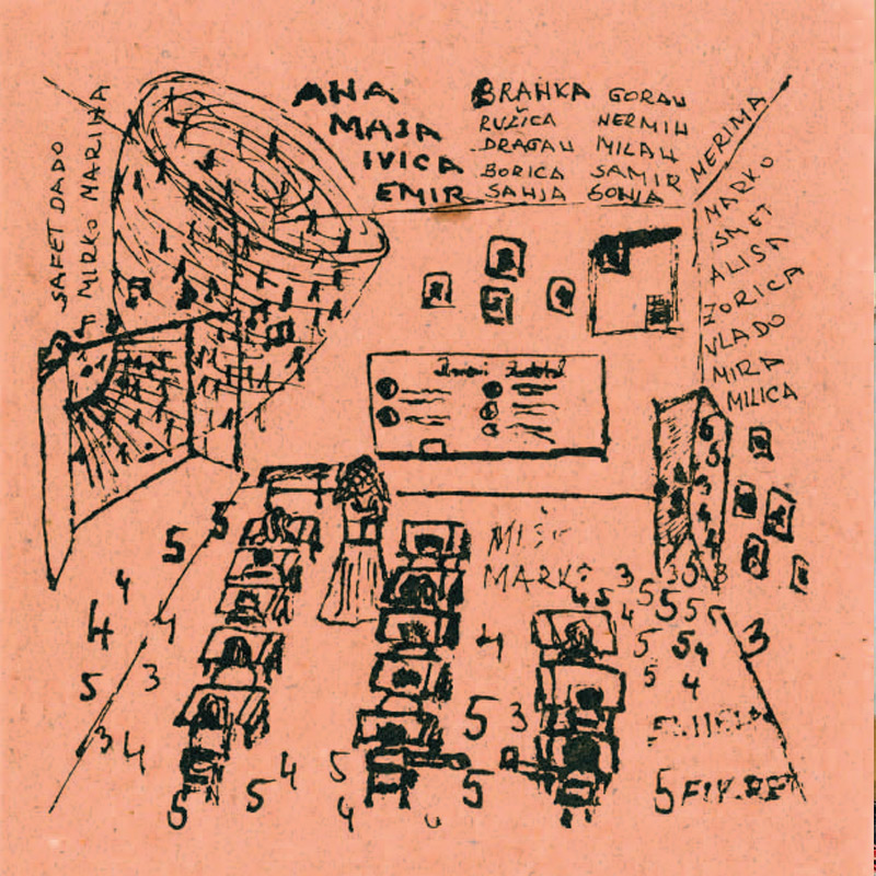 photo from the 59th Annale in Poreč, Škart and women in black colaboration